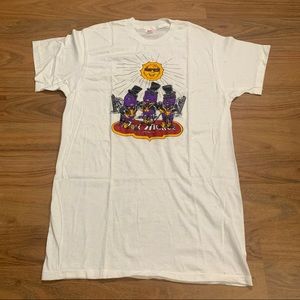 Vintage 70s Del Monte Dancing Raisins Puffy Graphic T-shirt Adult XL Promo Tee